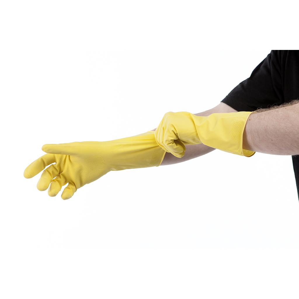 GANT DE MÉNAGE LATEX JAUNE